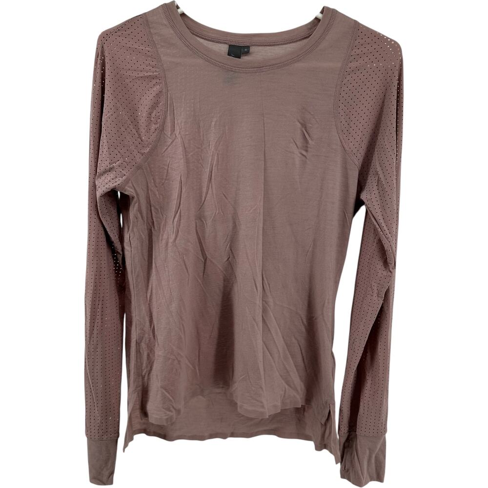 Sweaty Betty Breeze Merino Long Sleeve Run Top Lightweight Velvet Rose S - Picture 2 of 8